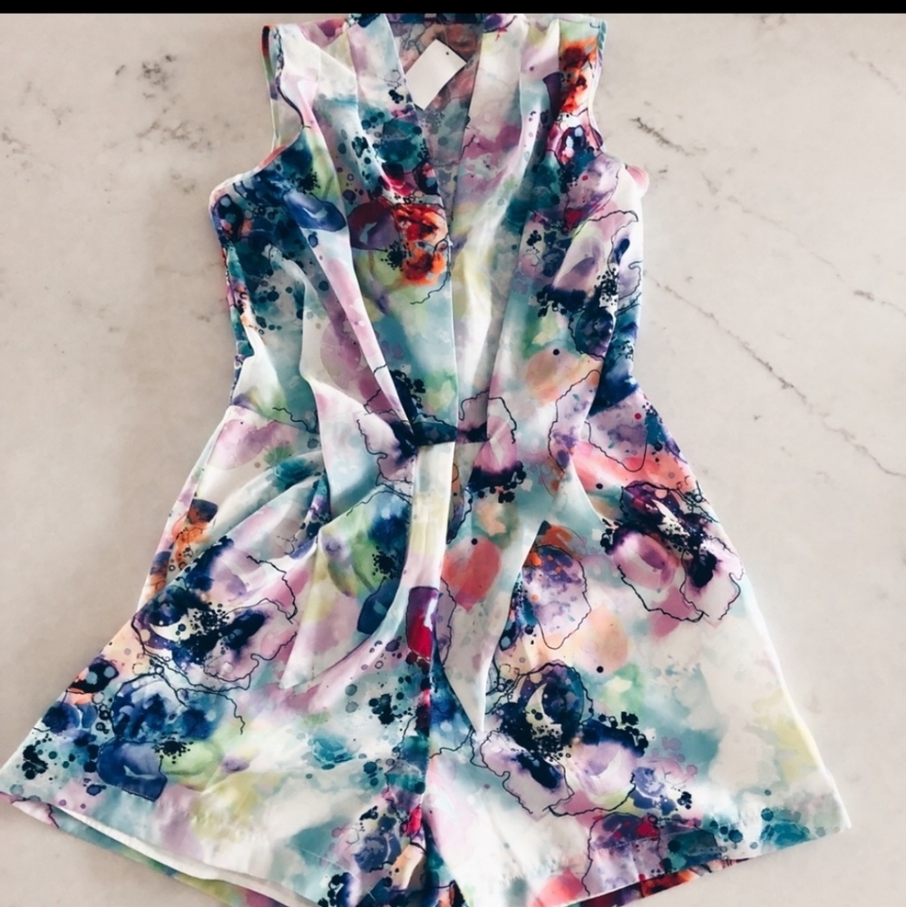 Water Color Romper